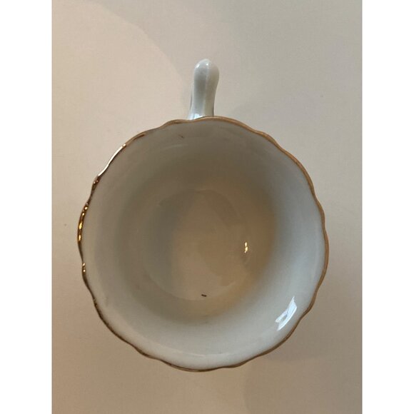 Mini Ceramic Teacup Saucer Plate Plastic Stand Mother Poem Decorative Vintage - Picture 9 of 12